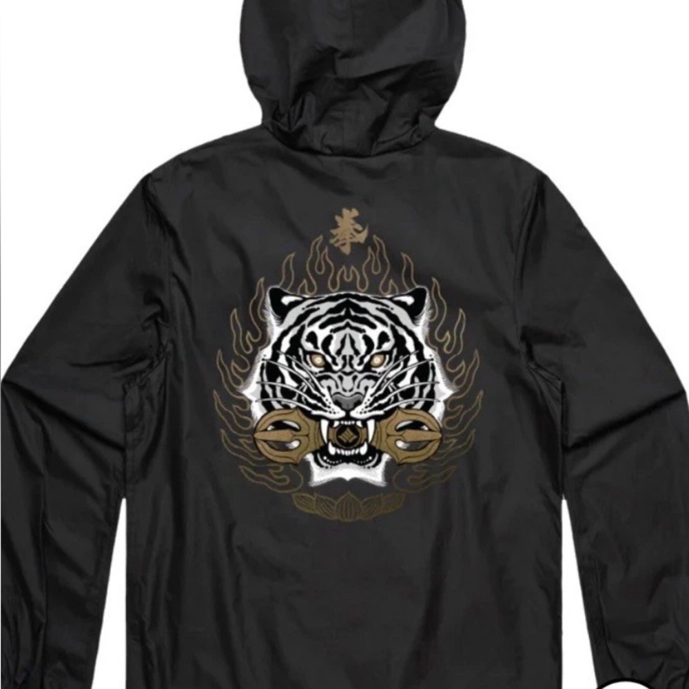 TEKKEN - 'MISHIMA TIGER T8' RIPSTOP JACKET - HEIHASHI Waterproof  NWT  100 Vs